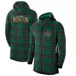 nike veste zipper hoodie nba boston celtics greenblack new earned edition